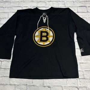Boston Bruins Black Hockey Jersey with Logo